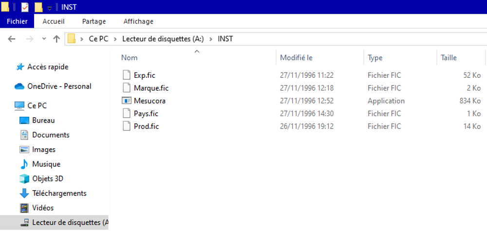 Disquette Mesucora Matériel informatique