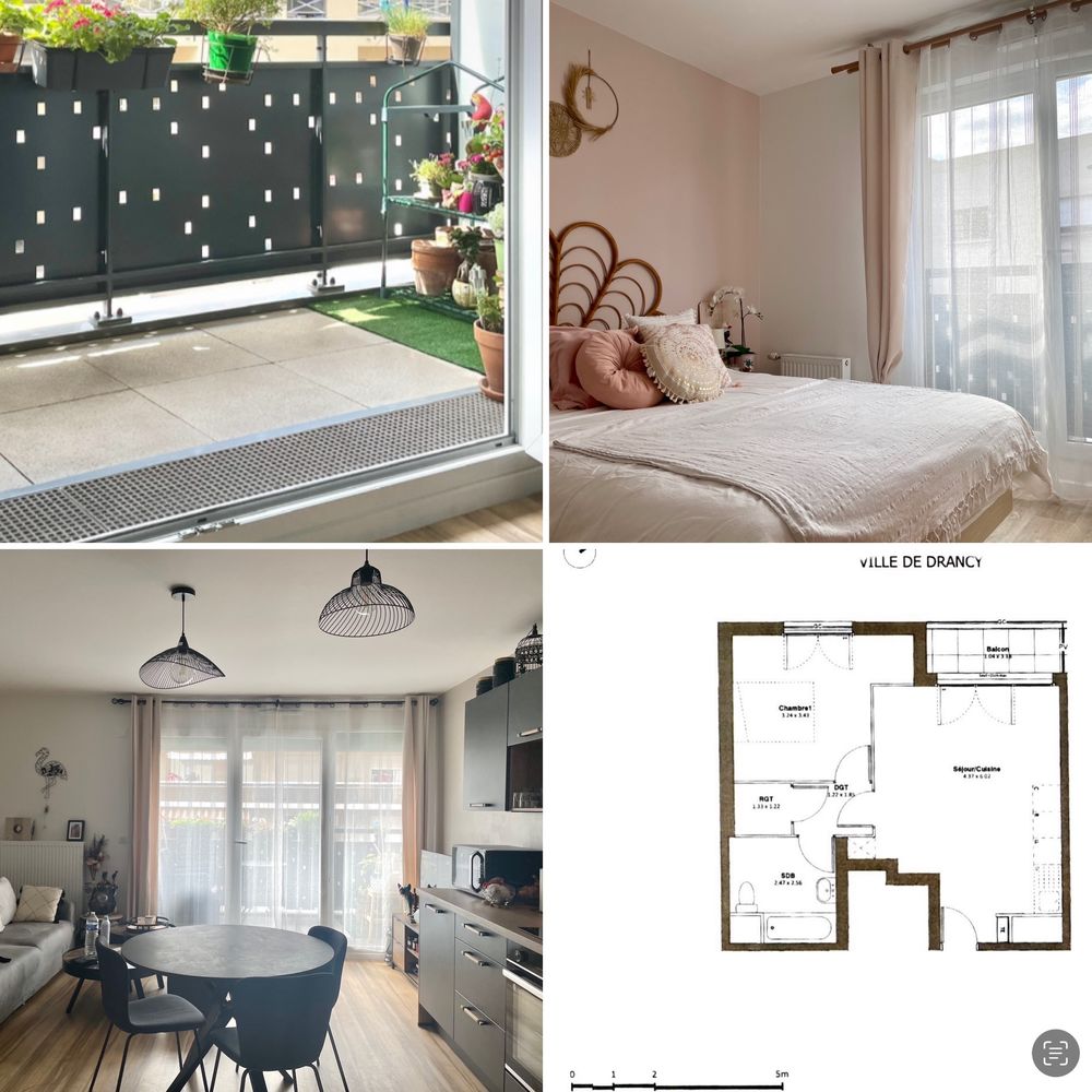 Vente Appartement Récent T2 44 m2 avec Balcon - proche rer B Drancy Drancy