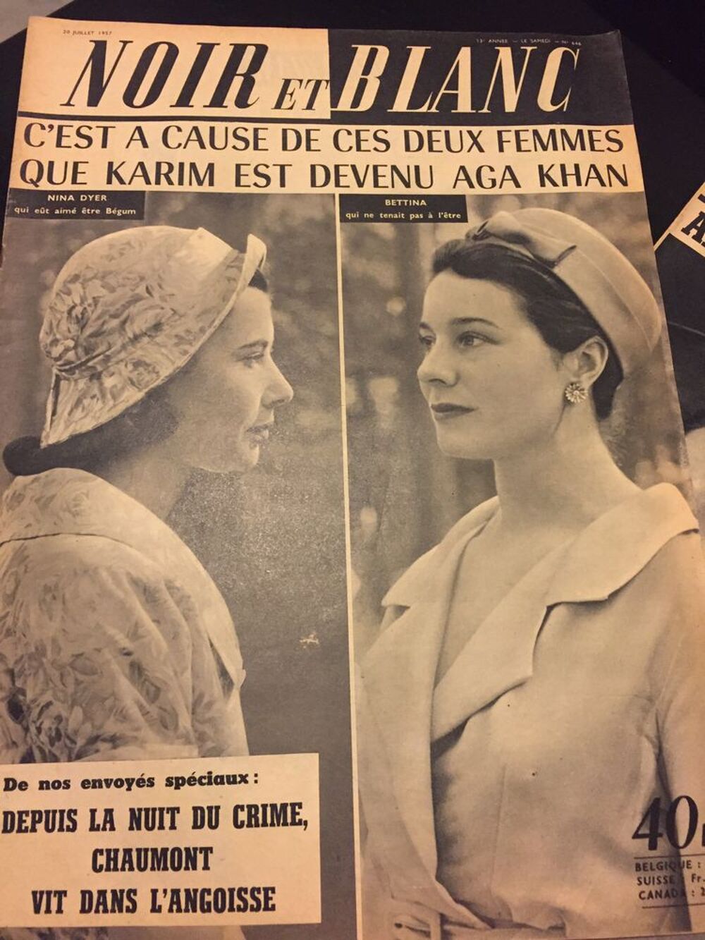 Magazine NOIR ET BLANC Livres et BD