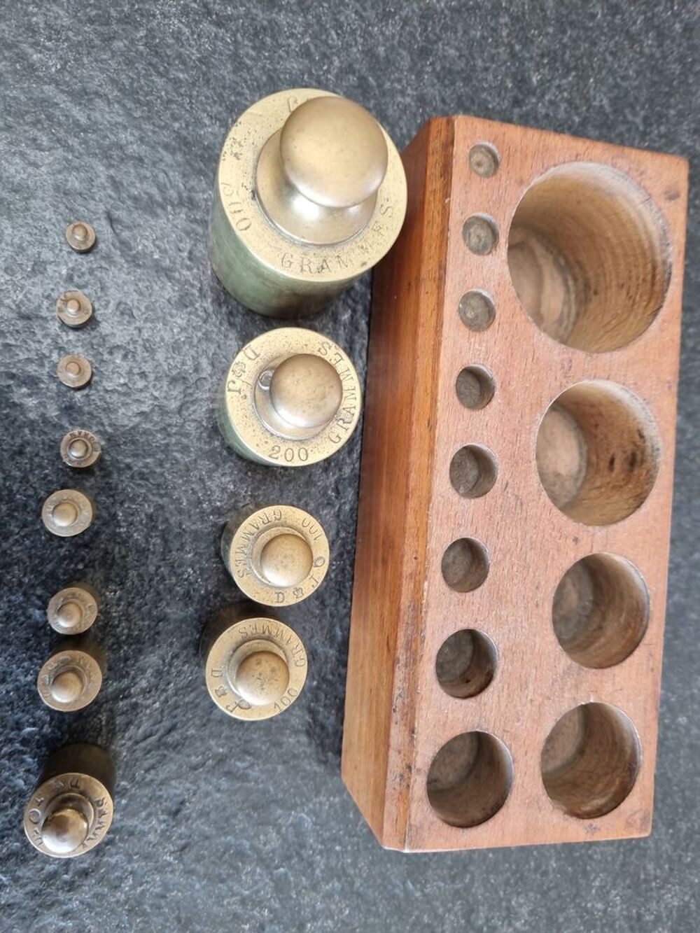 S&eacute;rie Poids cuivre compl&egrave;te D�coration