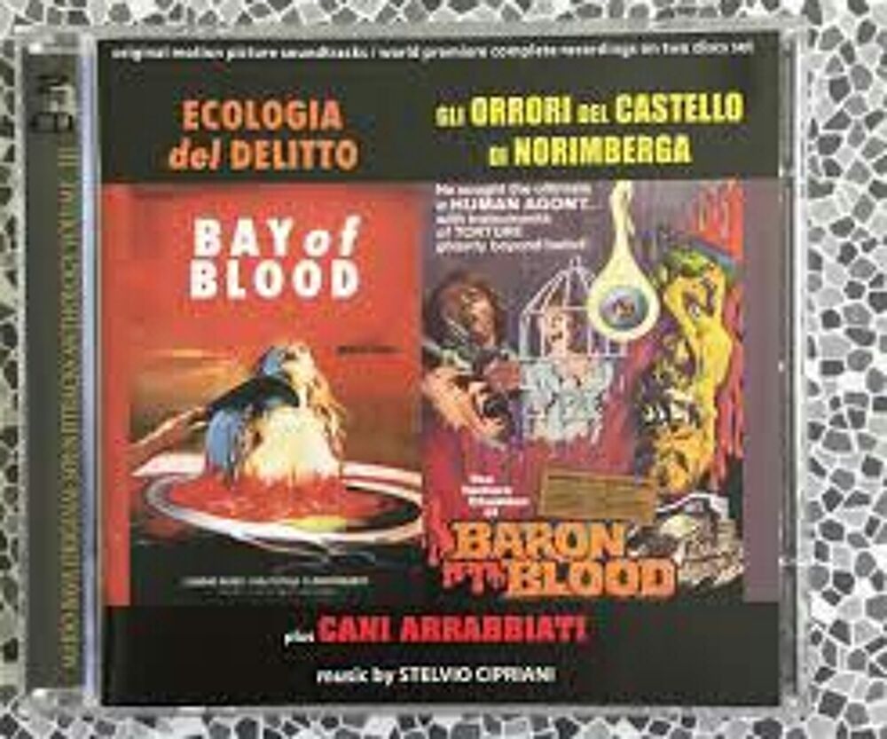 ECOLOGIA DEL DELITTO*+BARON BLOOD+CANI ARRABBIATI-OST 2XCD/Stelvio CIPRIANI/Neuf sous scello/Ed. DigitMovies Rare &amp; &eacute;puis&eacute;e CD et vinyles