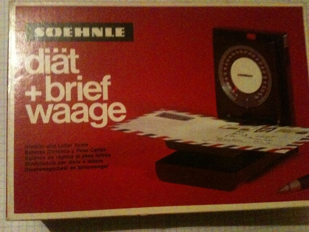 Petite balance de cuisine Soehnle vintage avril 1986 Cuisine
