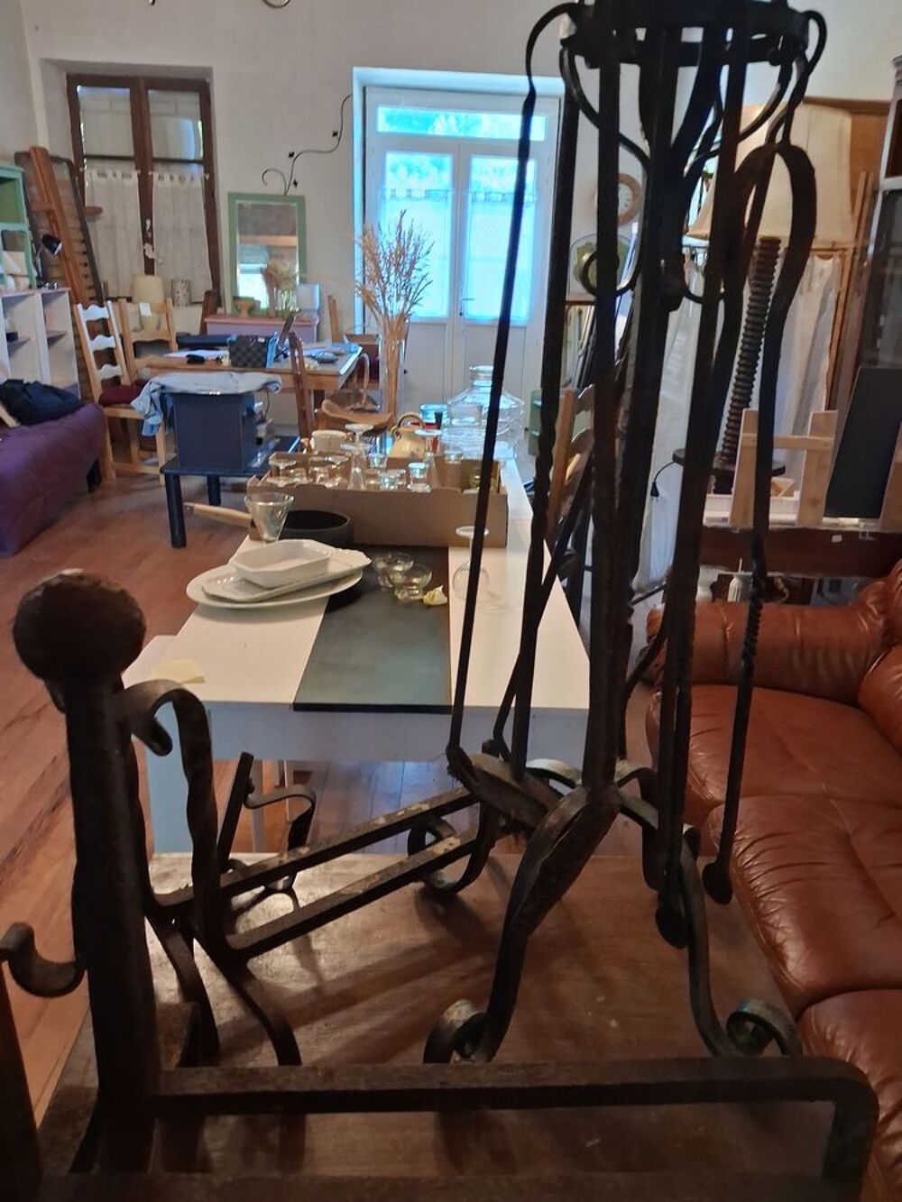 LOT DE TISONIET ET OBJET POUR LES CHEMINEES Décoration