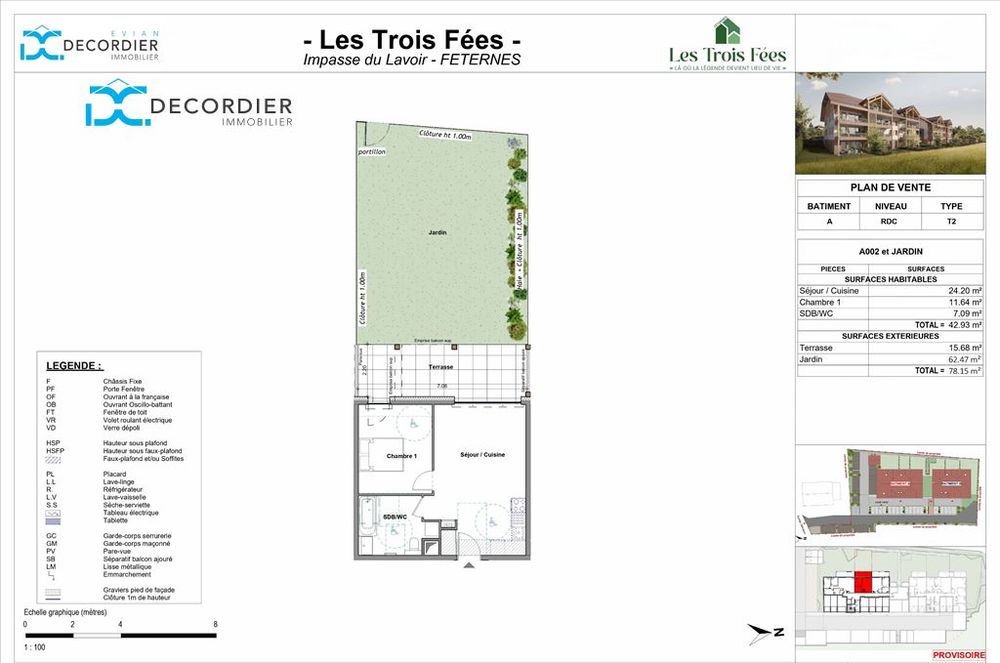 Vente Appartement FETERNES APPARTEMENT T2 NEUF Feternes