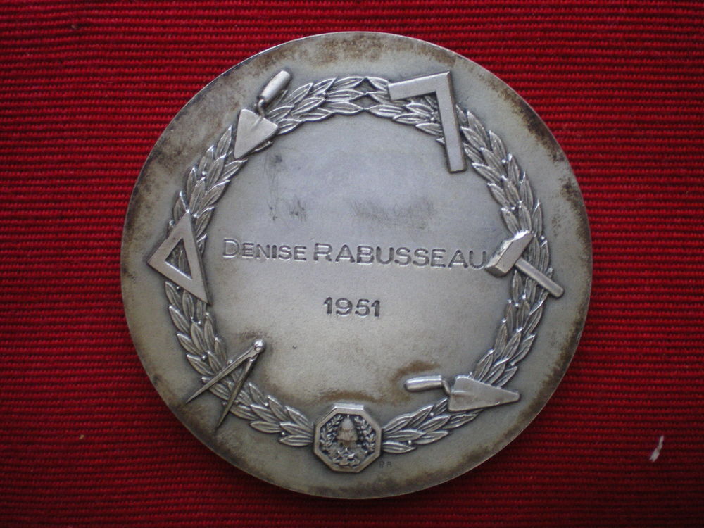 M&eacute;daille de la Chambre Syndicale des Ciments et B&eacute;tons. 