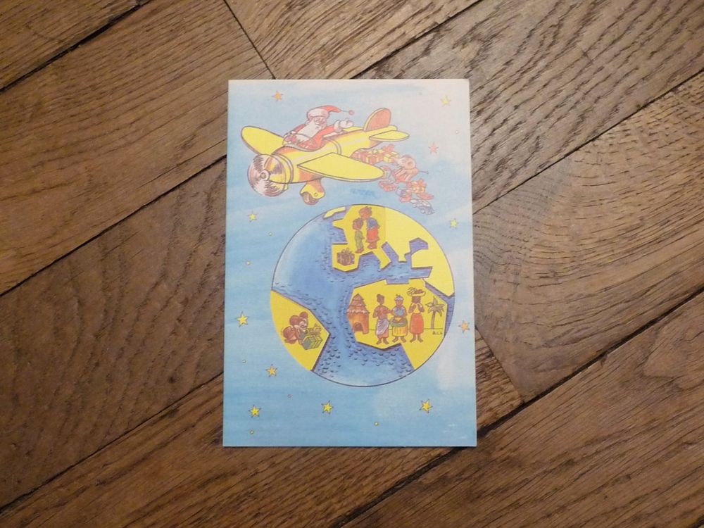 9 Cartes Postales de Voeux- Neuf Décoration