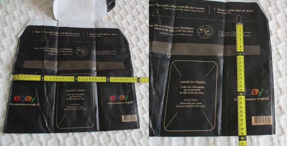 4 Pochettes colis r&eacute;utilisables Hipli neuves Décoration