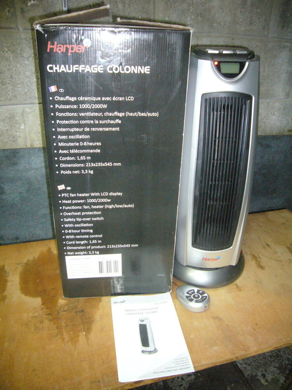 CHAUFFAGE ET VENTILATEUR HCC200 Electroménager