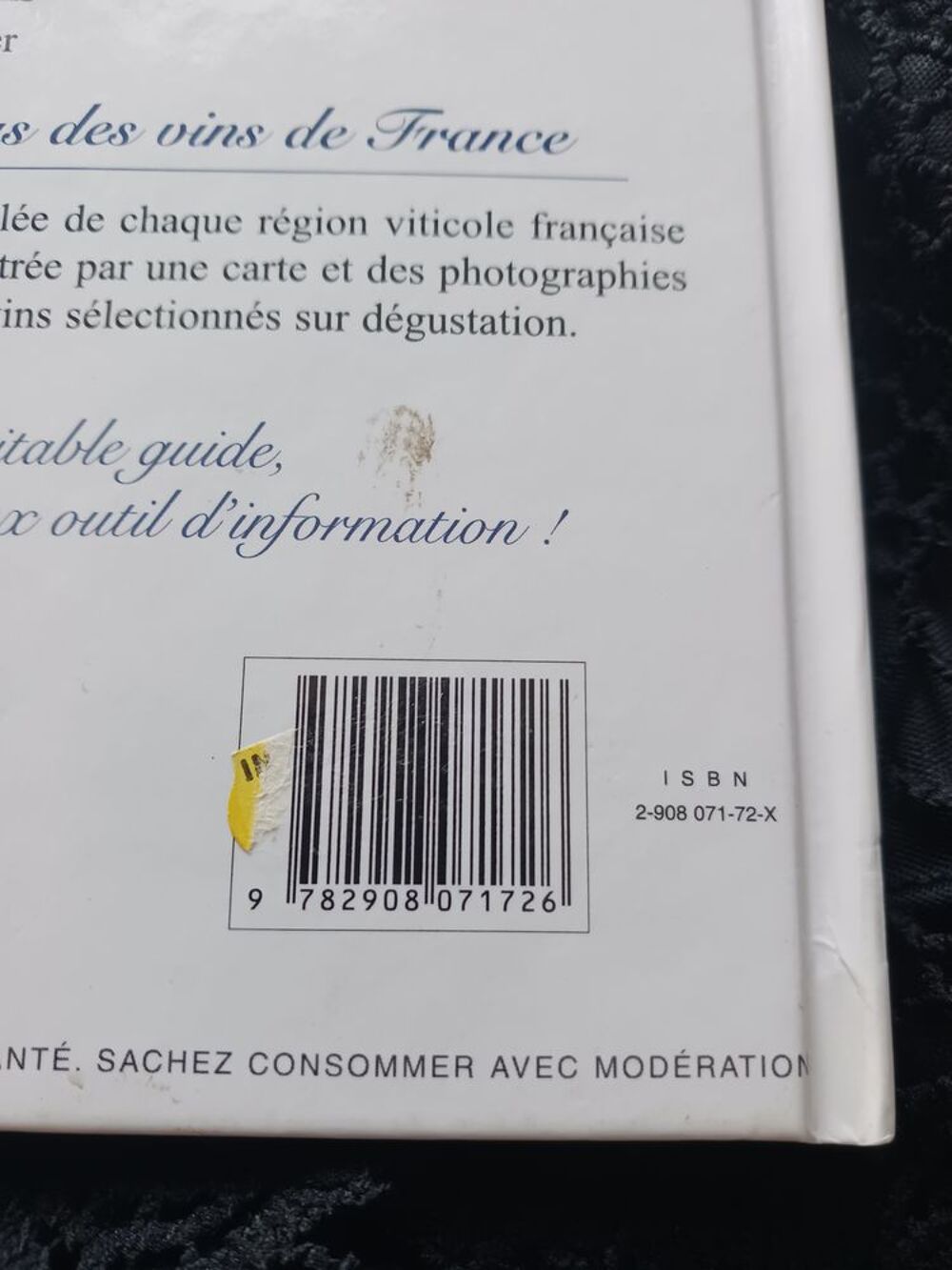 livre l'art du vin Cuisine