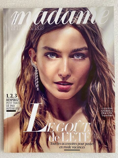 MADAME FIGARO n�22683 14/07/2017 Andreea Diaconu 6 Jou�-l�s-Tours (37)