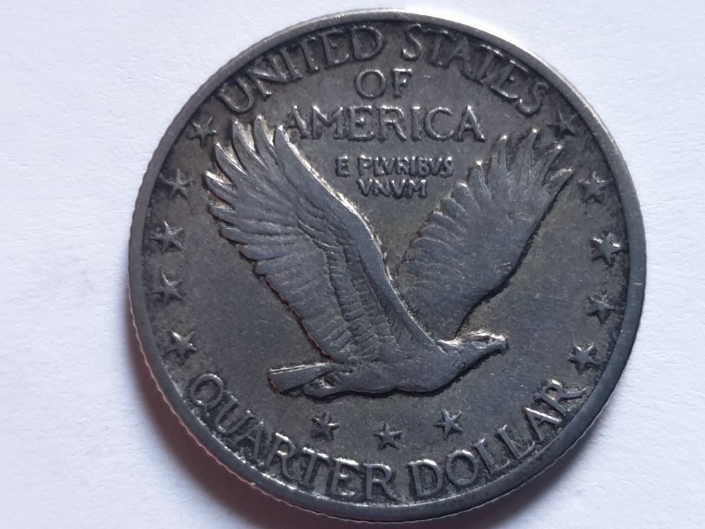 Pi&egrave;ce Quarter Dollar Liberty 1917 