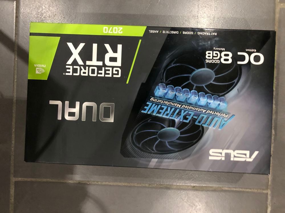 Nvidia rtx 2070 8 GO Asus Matériel informatique