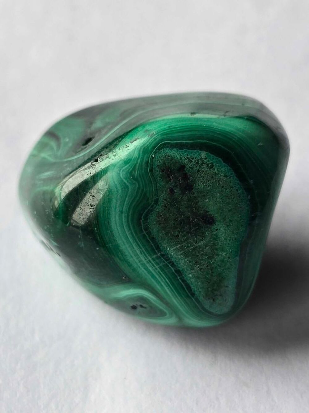 Pierre Roul&eacute;e Malachite du Katanga-Min&eacute;ral 12g 
