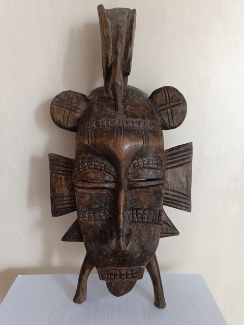 Masque S�noufo ancien 1969 COTE D'IVOIR 160 Strasbourg (67)