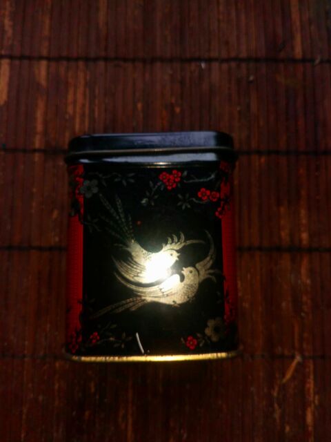 Bo�te M�tallique D�corative Paon 0 Battrans (70)