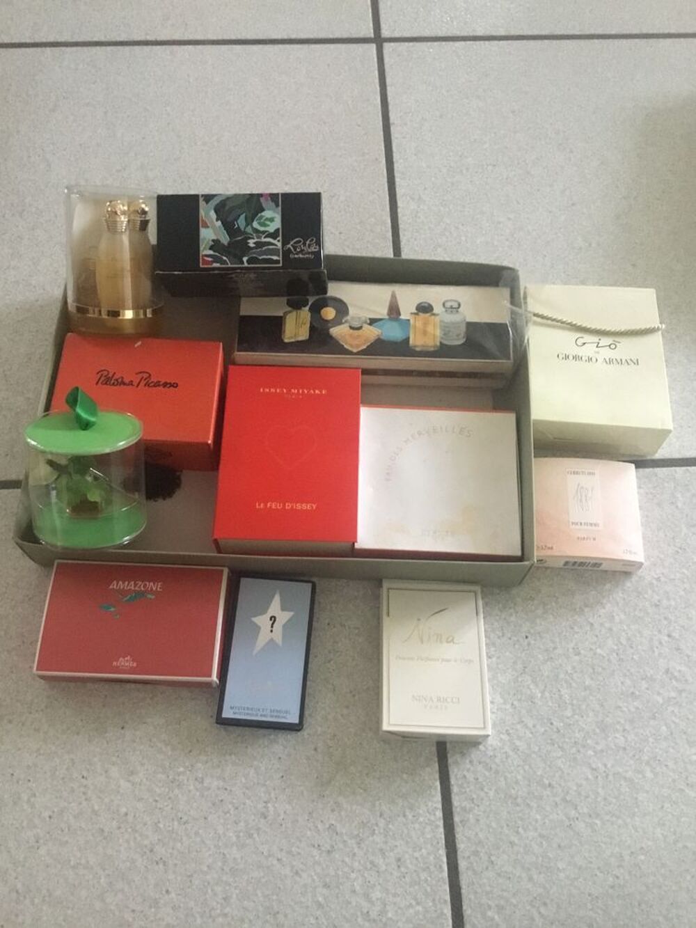 Collection miniatures parfum 
