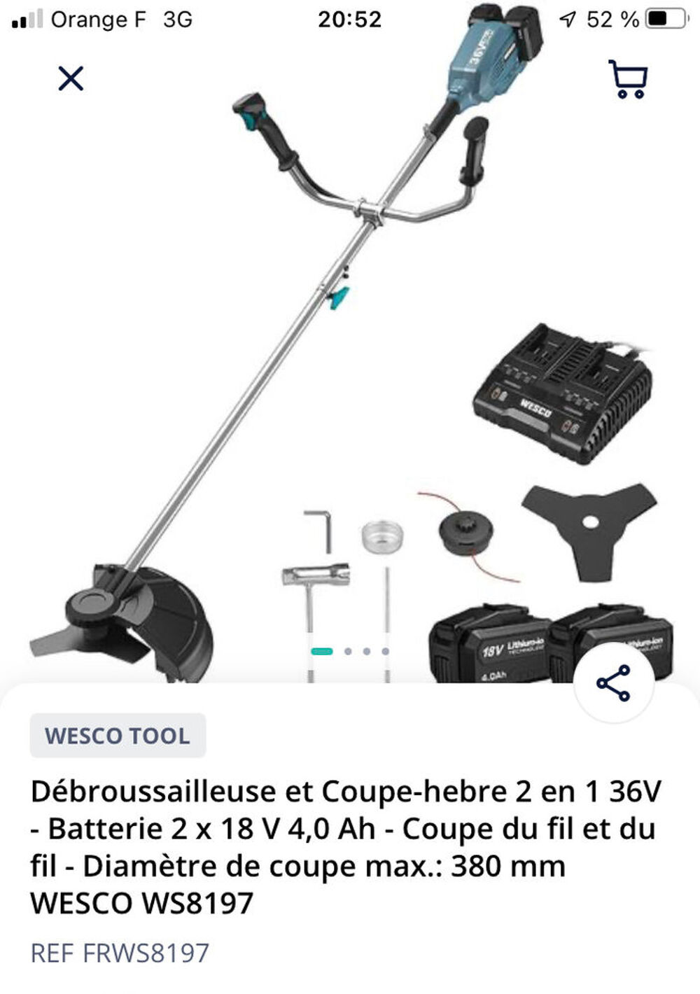 debrousailleuse Jardin