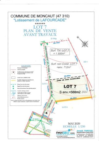  Terrain � vendre 1300 m�