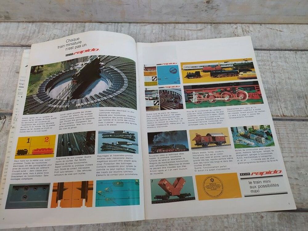 Catalogue Train Arnold Rapido 1972-1973 Jouet Maquette 
