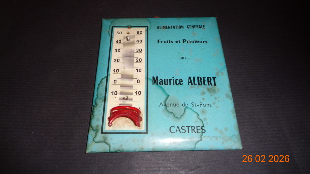 THERMOMETRES PUBLICITAIRES VINTAGE 