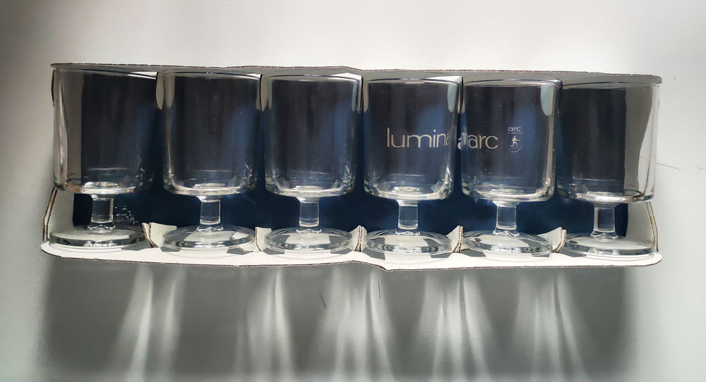 Lot de 6 verres Luminarc mod&egrave;le SU&Egrave;DE Cuisine