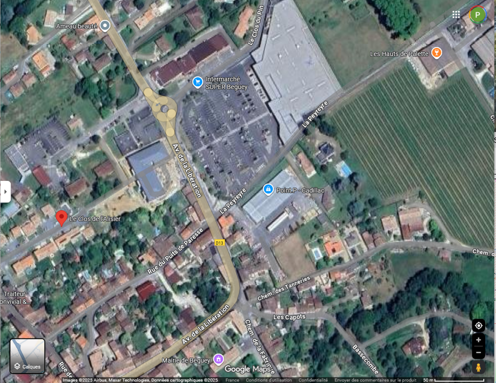 Vente Terrain terrain centre ville Beguey Rions