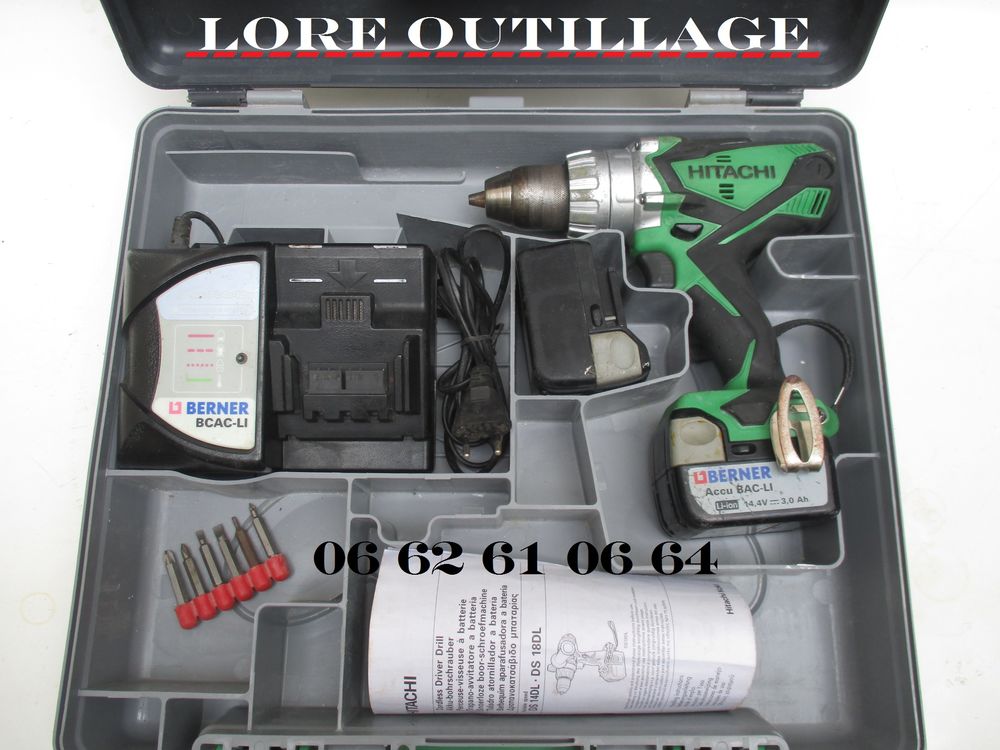 HITACHI DS 14DSDL - Visseuse / Perceuse Bricolage