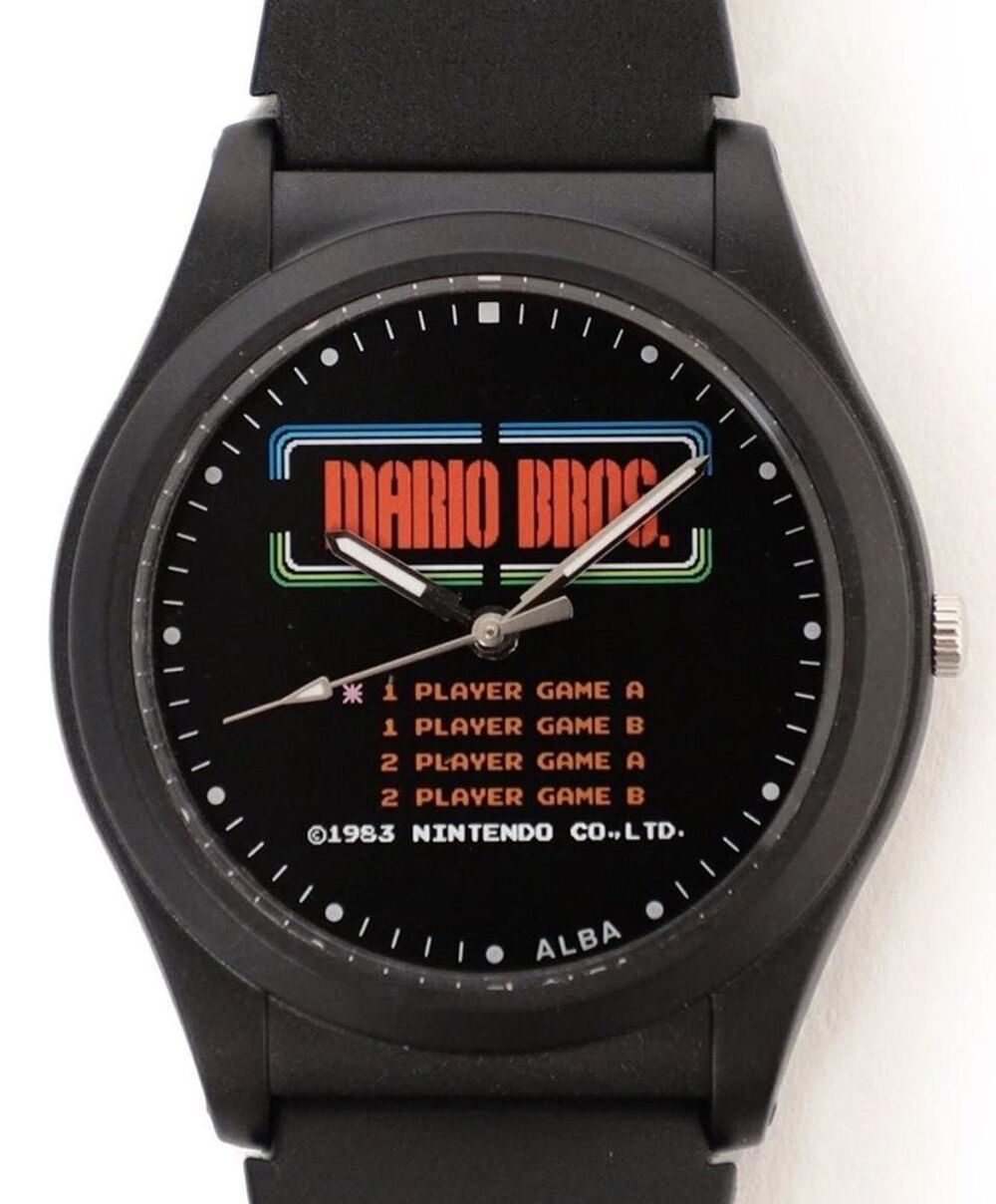 Edition limit&eacute;e de 3 montres &agrave; quartz Alba Beams Super Mario Bijoux et montres
