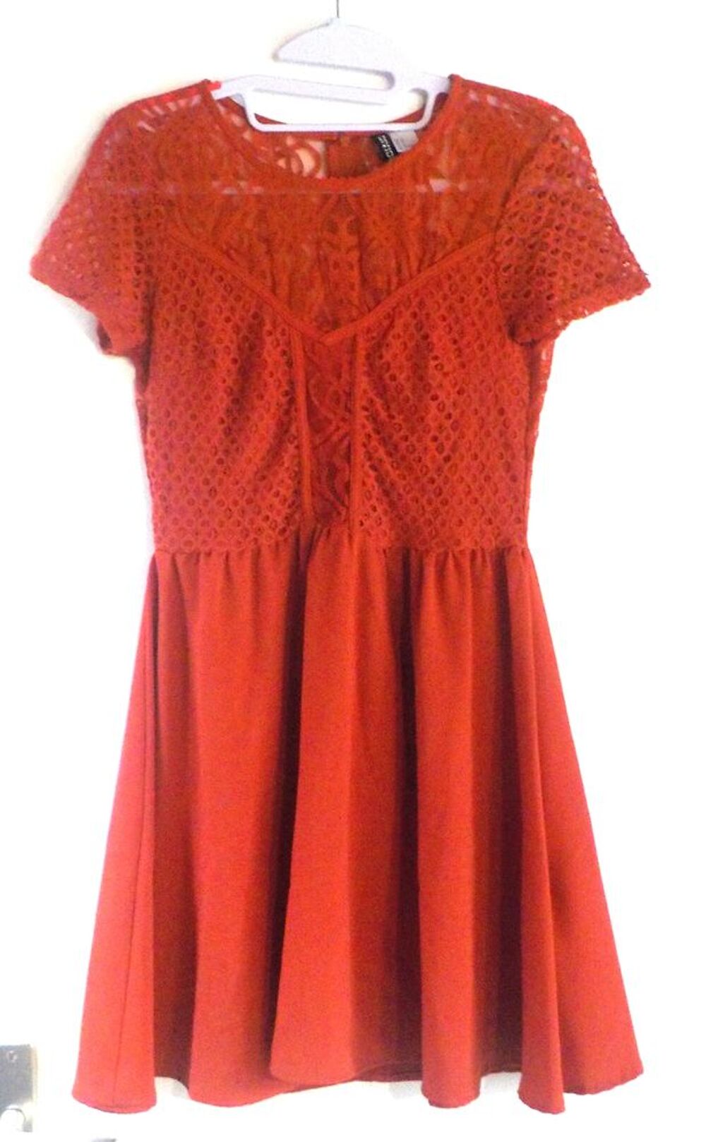 ROBE ORANGE DIVIDED H&amp;M T36 Vêtements