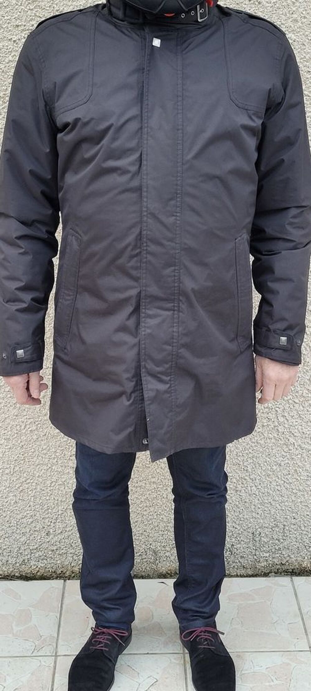 Veste IXON Concorde noire pour motard Vêtements