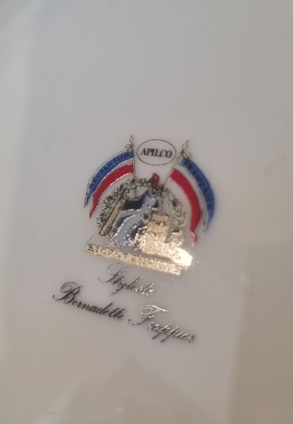 Edition limit&eacute;, Assiette Bicentenaire de la R&eacute;volution Fran&ccedil; 
