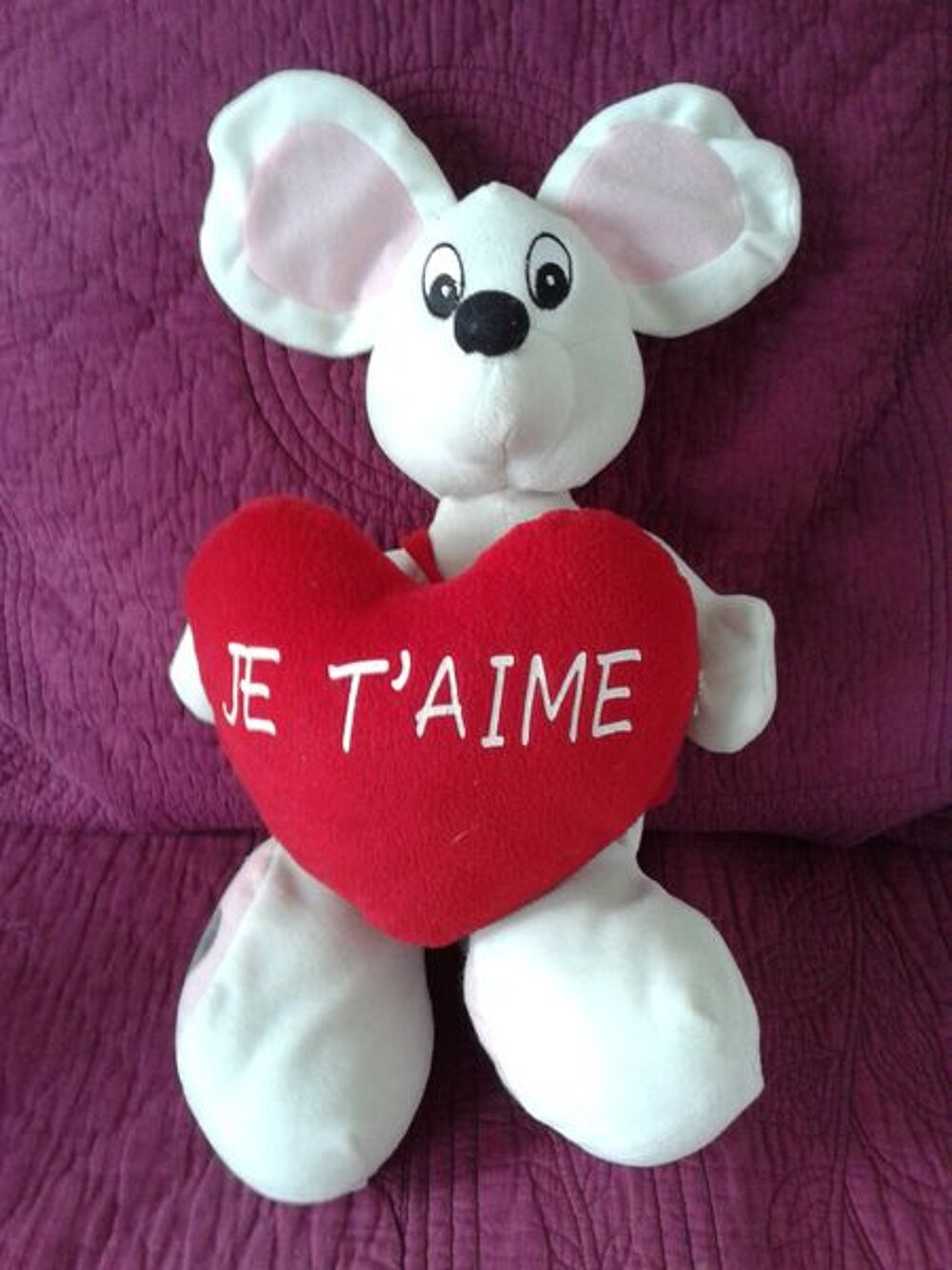 Grande Peluche Eluz ( style DIDDL )-45cm-Tr&egrave;s bonne &eacute;tat Jeux / jouets