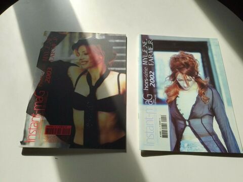 MYLENE FARMER LOT DE 2 MAGAZINES  INSTANT-MAG HORS SERIE N° 10 Caudry (59)