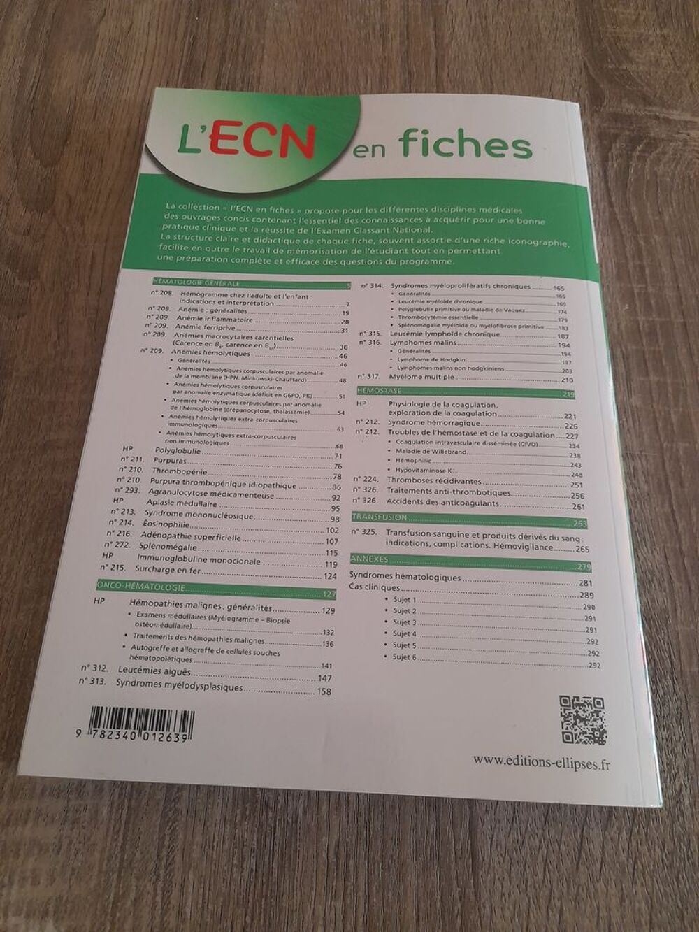 H&eacute;matologie Livres et BD