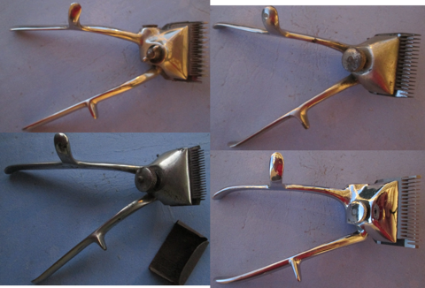 Lot de 4 anciennes tondeuses � main pour cheveux 20 Chauriat (63)