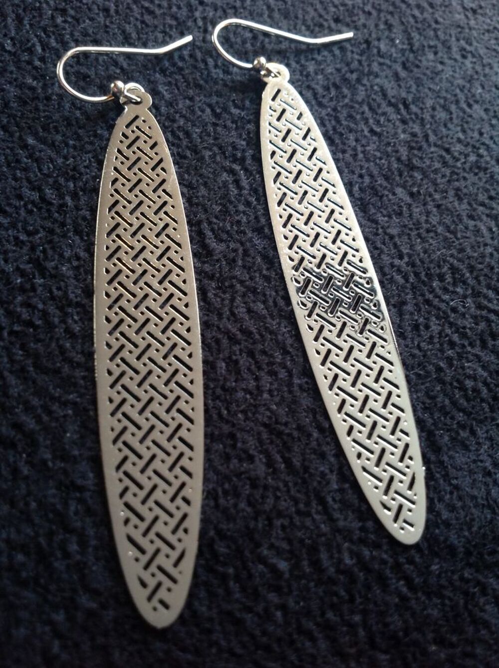 BOUCLES OREILLES ARGENT&Eacute;E PLANCHE SURF 6,3 cm Envoi Possible Bijoux et montres