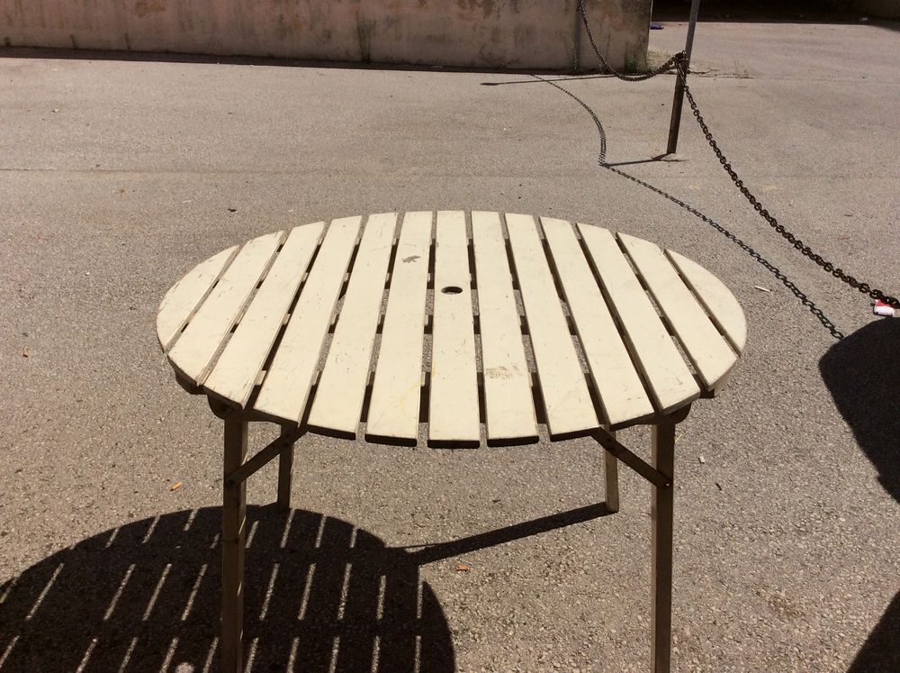 TABLE EN BOIS PLIANTE Jardin