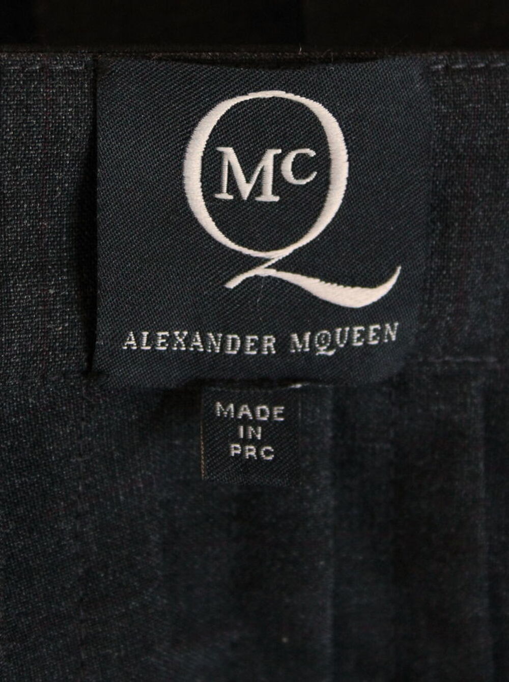 Jupe asym&eacute;trique &agrave; plis ALEXANDER MCQUEEN T.38 Vêtements