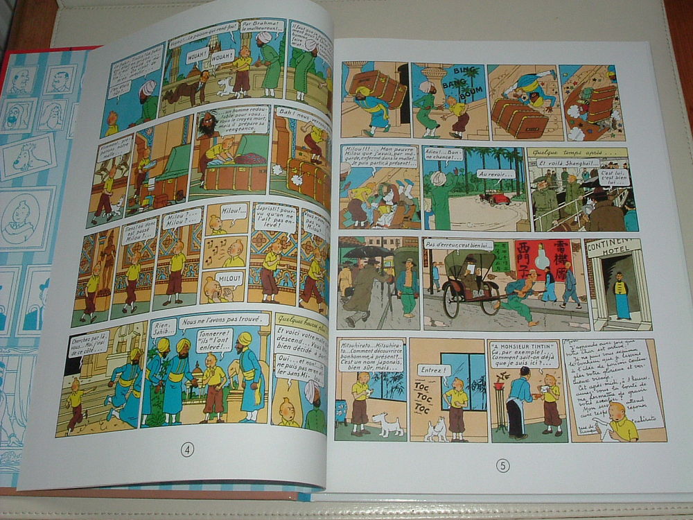BD Tintin " Le Lotus Bleu " Livres et BD