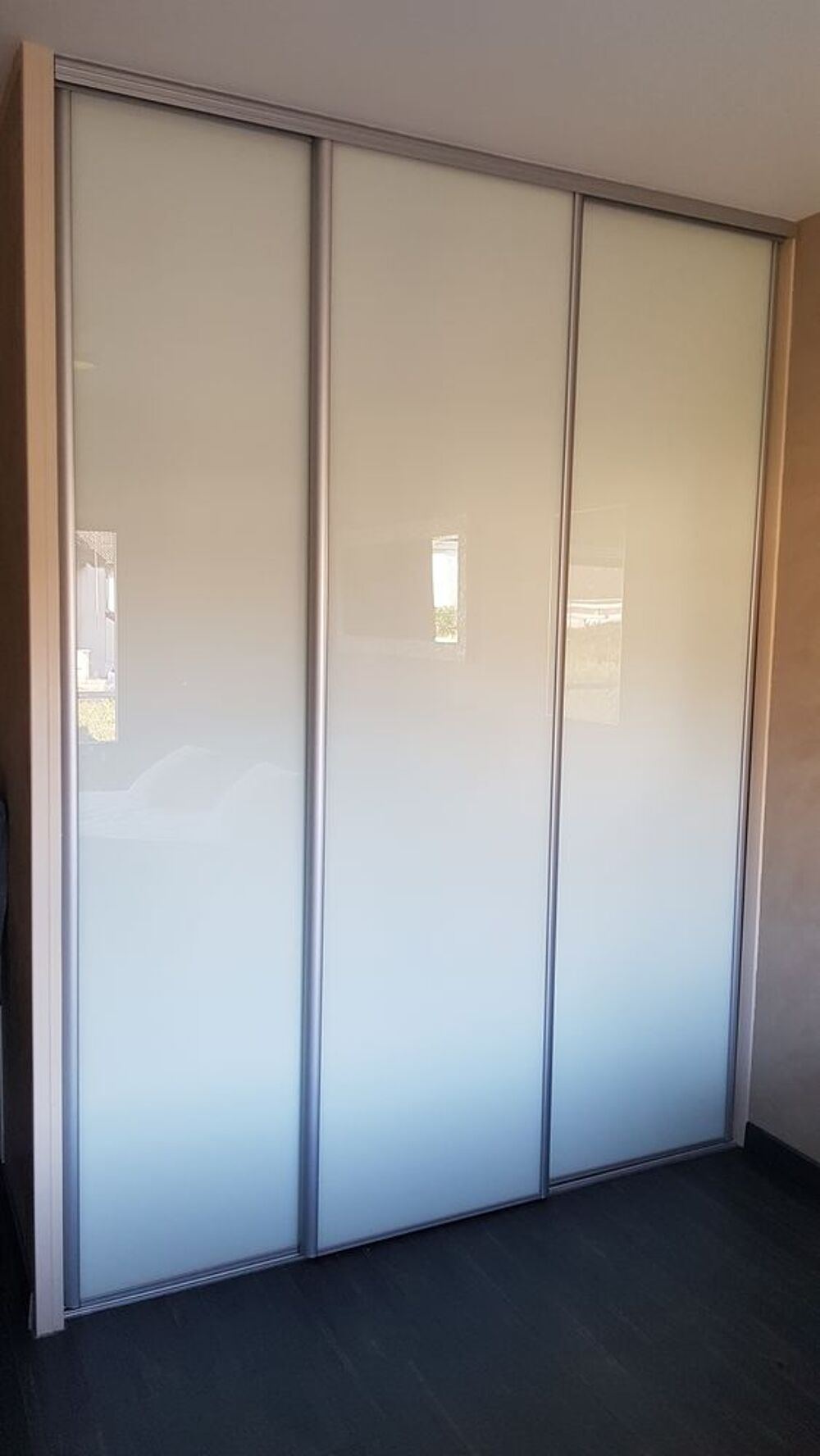 Portes coulissantes Placard/Dressing en verre laqu&eacute; Meubles
