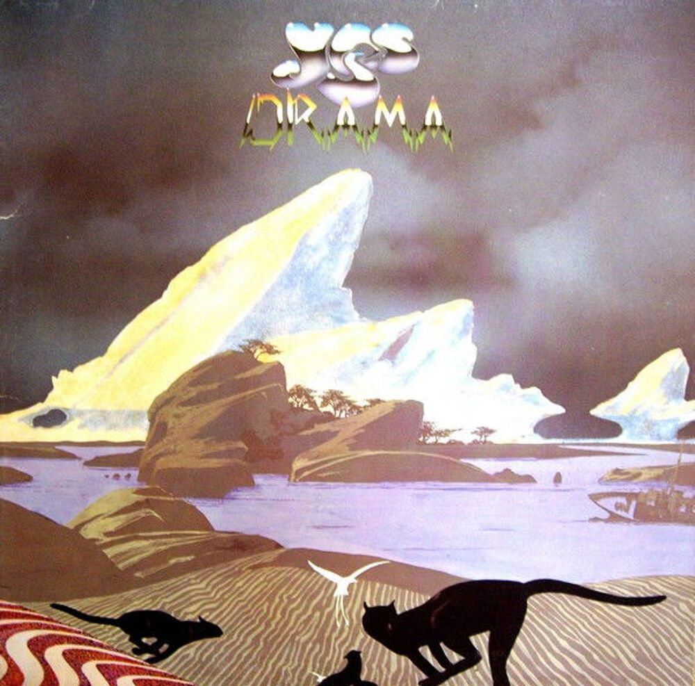 Yes - " Drama " [Vinyle LP Album 33 tours 12" - 1980] CD et vinyles