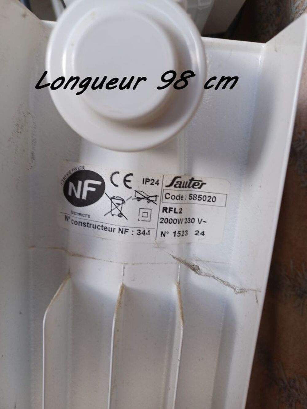 4 radiateurs &eacute;lectriques Bricolage