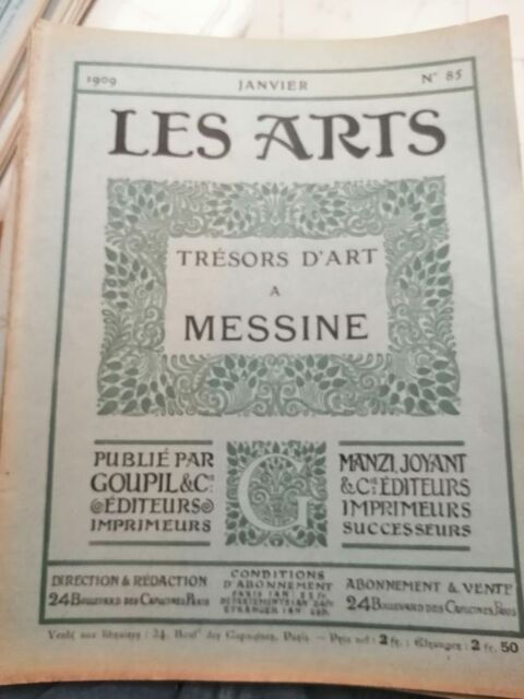 23 revues les arts des années 1906 à 1911 60 Toulon (83)