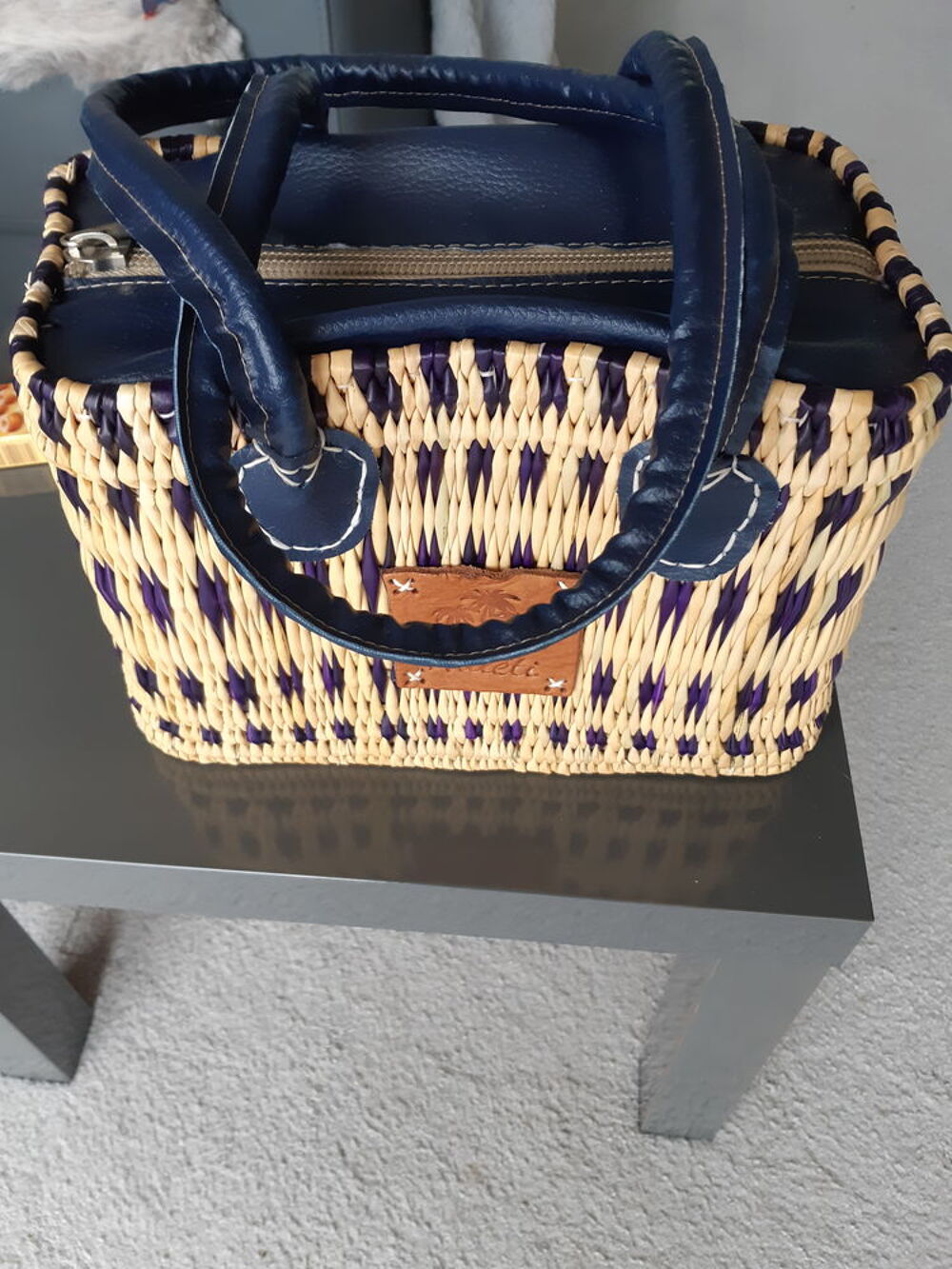 Sac en paille neuf Maroquinerie