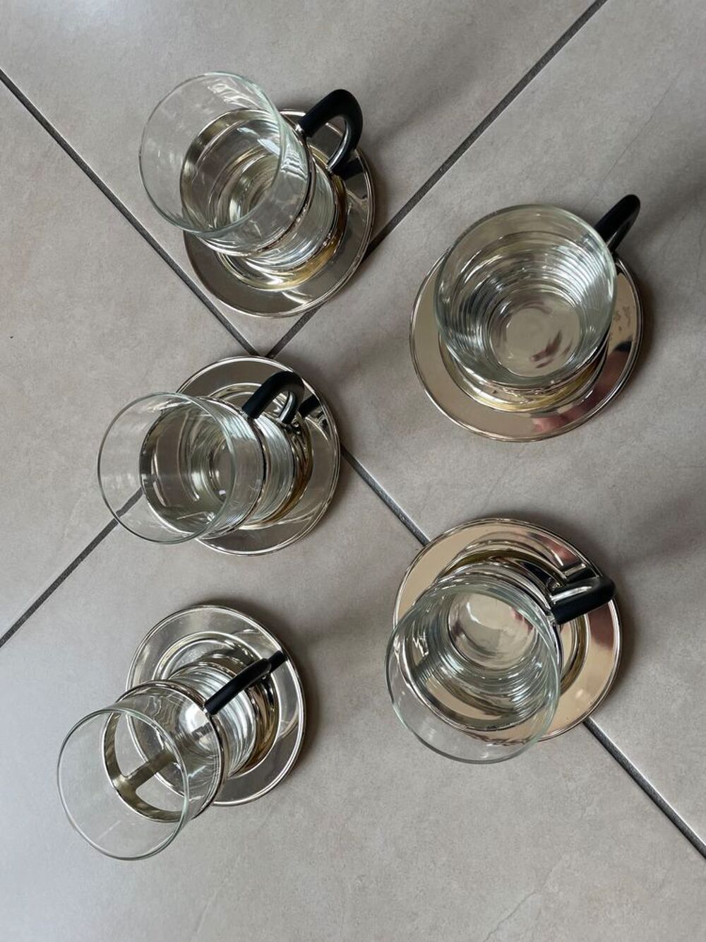 Service de mugs en verre Décoration