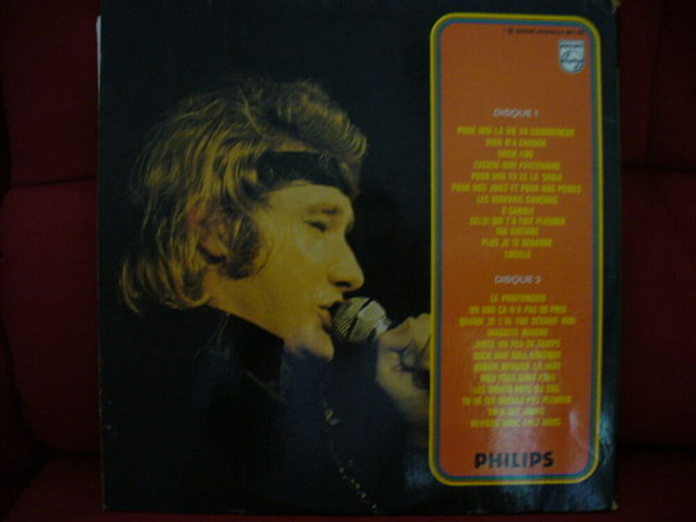 33 TOURS J H 2 DISQUES HALLYDAY SUPER HITS CD et vinyles