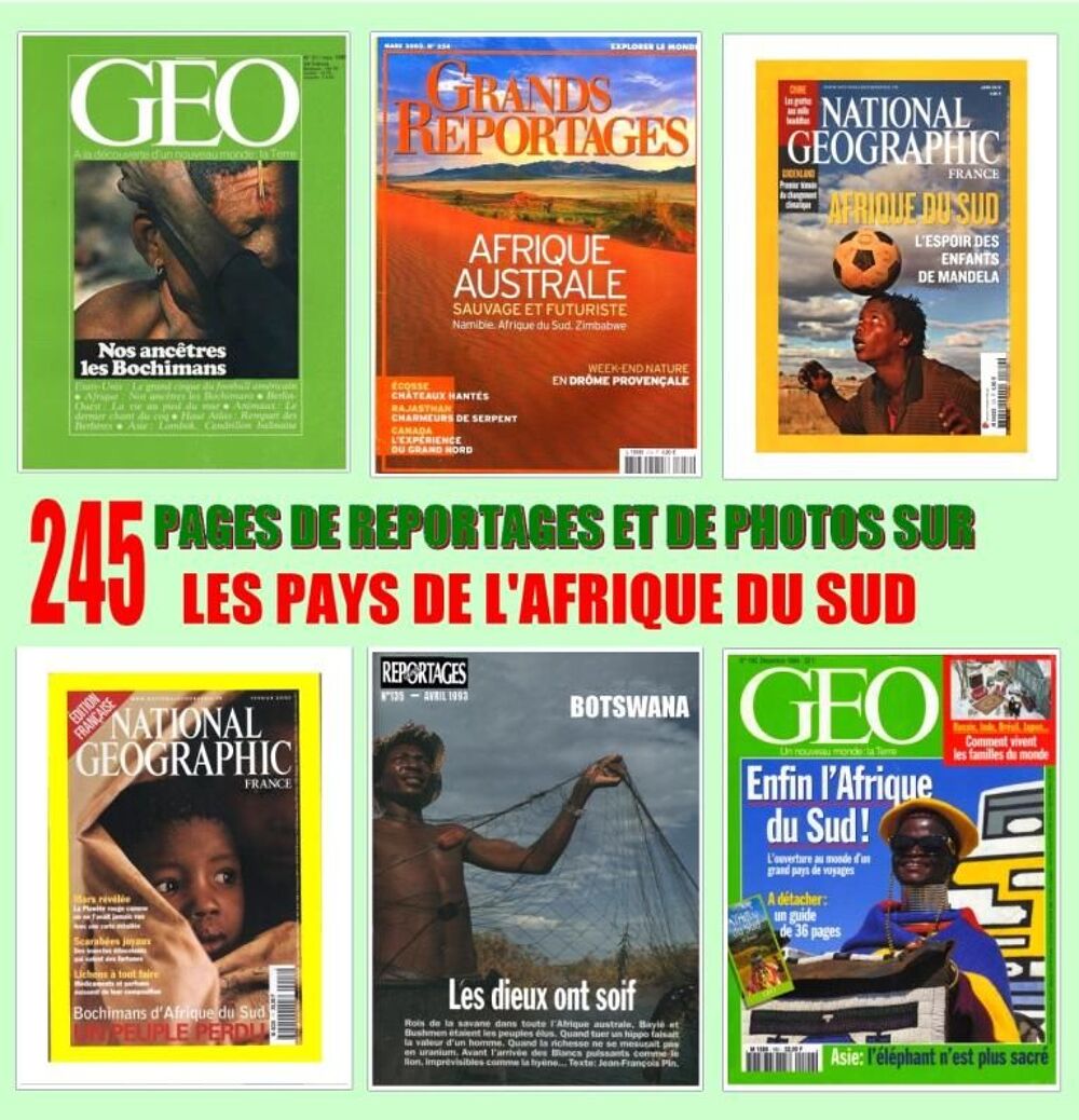 Les pays de l'AFRIQUE DU SUD / prixportcompris Livres et BD