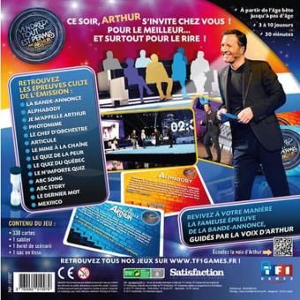 Vendredi tout est permis avec Arthur Jeux / jouets