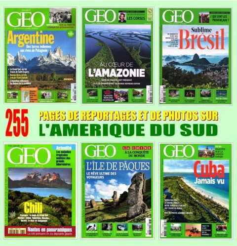 AM�RIQUE DU SUD - g�o - AM�RIQUE LATINE 18 Strasbourg (67)