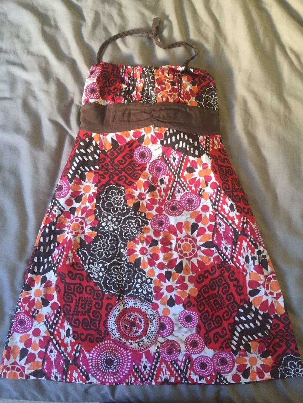 Robe bustier color&eacute;e Promod - Taille 36 Vêtements